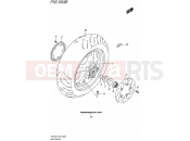 SUZUKI AN400A L5 (2015) Burgman 400 (E19) 550B - REAR WHEEL (AN400AL5 E02)