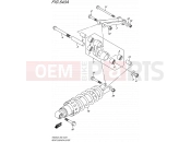 SUZUKI AN400A L5 (2015) Burgman 400 (E19) 543A - REAR CUSHION LEVER