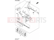 SUZUKI AN400A L5 (2015) Burgman 400 (E19) 555C - REAR CALIPER (AN400AL5 E19)