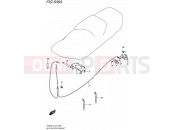 SUZUKI AN400A L5 (2015) Burgman 400 (E24) 508A - SEAT SUPPORT BRACKET
