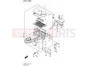 SUZUKI AN400A L5 (2015) Burgman 400 (E99) 155A - AIR CLEANER