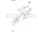 SUZUKI AN400A L5 (2015) Burgman 400 (E99) 163A - MUFFLER