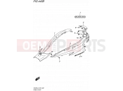 SUZUKI AN400A L5 (2015) Burgman 400 (E99) 445B - FRAME COVER (AN400ZAL5 E99)
