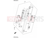 SUZUKI AN400A L5 (2015) Burgman 400 (E99) 521A - FRONT FORK DAMPER
