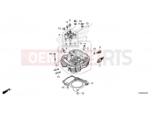HONDA GB350S GB350SS 2025 E-2 CYLINDER HEAD