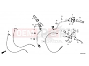 HONDA GB350S GB350SS 2025 F-4 HANDLE LEVER/SWITCH/CABLE