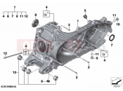 BMW Motorrad BMW 2019 C models C 400 GT (0C06, 0C16) Engine housing mounting parts