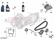 BMW Motorrad BMW 2019 C models C 400 GT (0C06, 0C16) Service, engine oil / inspection 2