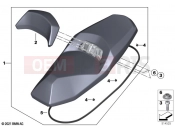 BMW Motorrad BMW 2019 C models C 400 GT (0C06, 0C16) Seat bench 2