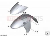 BMW Motorrad BMW 2024 K models K 1600 Bagger 22 (0F61, 0F63) Front-wheel cover