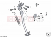 BMW Motorrad BMW 2024 K models K 1600 Bagger 22 (0F61, 0F63) Side stand
