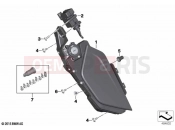 BMW Motorrad BMW 2024 K models K 1600 Bagger 22 (0F61, 0F63) Storage compartment, left