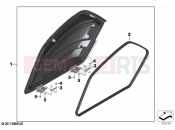 BMW Motorrad BMW 2024 K models K 1600 Bagger 22 (0F61, 0F63) Case lid at lower part of case