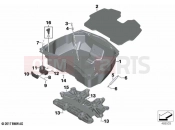 BMW Motorrad BMW 2024 K models K 1600 Bagger 22 (0F61, 0F63) Topcase bottom section