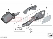 BMW Motorrad BMW 2024 K models K 1600 Bagger 22 (0F61, 0F63) Mirror