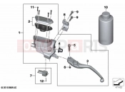 BMW Motorrad BMW 2024 K models K 1600 Bagger 22 (0F61, 0F63) Clutch control assembly