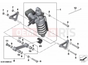 BMW Motorrad BMW 2024 K models K 1600 Bagger 22 (0F61, 0F63) Spring strut, ESA, rear