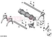 BMW Motorrad BMW 2024 K models K 1600 Bagger 22 (0F61, 0F63) Inner gearshift parts 2