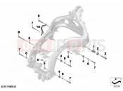 BMW Motorrad BMW 2024 K models K 1600 Bagger 22 (0F61, 0F63) Engine Suspension 2