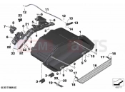 BMW Motorrad BMW 2024 K models K 1600 Bagger 22 (0F61, 0F63) Case, lower part 2