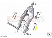 BMW Motorrad BMW 2024 K models K 1600 Bagger 22 (0F61, 0F63) Wheel carrier 2