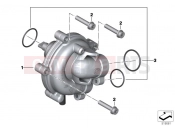 BMW Motorrad BMW 2024 K models K 1600 Bagger 22 (0F61, 0F63) Coolant pump 2