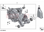 BMW Motorrad BMW 2024 K models K 1600 Bagger 22 (0F61, 0F63) Bevel gear, rear 2