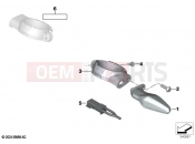 BMW Motorrad BMW 2024 S models S 1000 R (0E51, 0E53) LED flashing turn indicator front