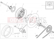 DUCATI Scrambler Cafe Racer Rear Wheel