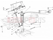 DUCATI 1997 Sporttouring ST2 035 - REAR SHOCK ABSORBER » SWING ARM