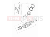 TRIUMPH Speed Triple 1200 RR Crankshaft, conrods & pistons