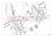DUCATI 2016 Scrambler Classic COMPLETE HALF-CRANKCASES PAIR
