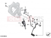 BMW Motorrad BMW 2025 F models F 900 XR A2 25 (0R11) Outer gearshift parts 