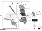 BMW Motorrad BMW 2025 F models F 900 XR A2 25 (0R11) Control assembly fitting 