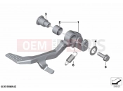 BMW Motorrad BMW 2025 F models F 900 XR A2 25 (0R11) Brake pedal 