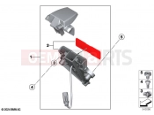 BMW Motorrad BMW 2025 F models F 900 XR A2 25 (0R11) Number-plate light LED 