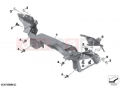 BMW Motorrad BMW 2025 F models F 900 XR A2 25 (0R11) Exhaust duct radiator 