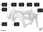 BMW Motorrad BMW 2025 F models F 900 XR A2 25 (0R11) Sign, frame 