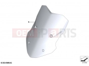 BMW Motorrad BMW 2025 F models F 900 XR A2 25 (0R11) Retrofitting, windscreen high 