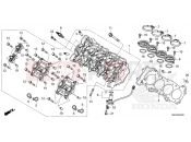 HONDA CBR600RR (CBR600R3N) 2022 E-2 CYLINDER HEAD