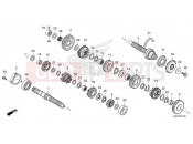 HONDA CBR600RR (CBR600R3N) 2022 E-17 TRANSMISSION
