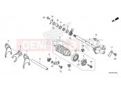 HONDA CBR600RR (CBR600R3N) 2022 E-19 GEARSHIFT DRUM