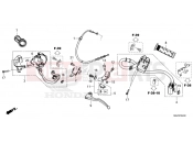 HONDA CBR600RR (CBR600R3N) 2022 F-4 HANDLE LEVER/SWITCH/CABLE