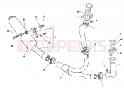 DUCATI 1996 Supersport 400 SS EXHAUST SYSTEM » EXHAUST SYSTEM