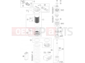 KTM  SHOCK ABSORBER DISASSEMBLED