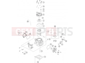 KTM  CYLINDER, CYLINDER HEAD