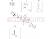 KTM  CRANKSHAFT, PISTON