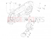 PIAGGIO Zip 50 4T 25Km/h Crankcase cover - Crankcase cooling