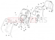 VESPA Vespa Sprint 125 MY2024 (TH, VN) Front glove-box - Knee-guard panel