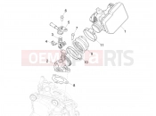 PIAGGIO Beverly 300 Deep Black E5 MY23 (EU) Throttle body - Injector - Induction joint